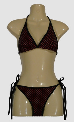 Star black-red bikini lady
