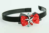 Black-red / star cherry black-white red bow & mix