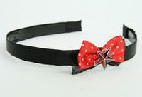 Black-red / star black-red Red bow & mix