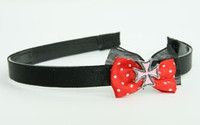 Black-red / herocross pink red bow & mix