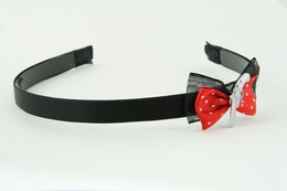 Black-red / gun ted bow & mix