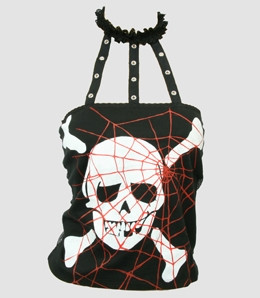 Front - PUN big sk white top punk top