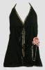 Front - PUO open skull red top punk top