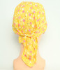 Flower yellow bandana headwear