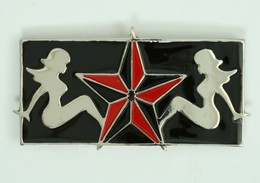 Ladies star big buckle