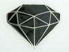 Diamond black big buckle