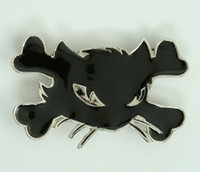 Cat bone black medium buckle