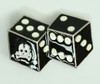 Dice skull medium buckle