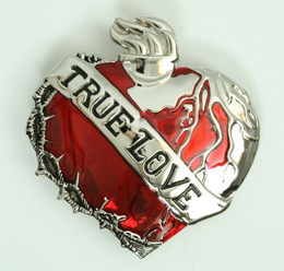 True love barbwire medium buckle