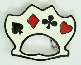 Punch poker medium buckle