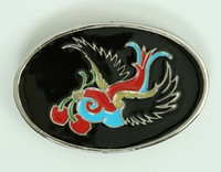 Oval bird medium buckle