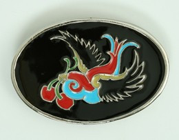 Oval bird medium buckle