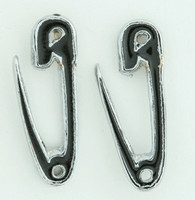 Safety pin cute stud