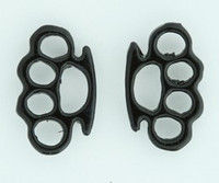 Punch black cute stud