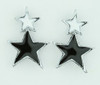 Stars black-white cute stud