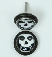 Ugly skull half globe fake piercing