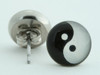 Yy black-white circular reference stud