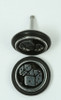 Dice black S&M fake piercing