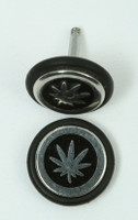 Marijuana black S&M fake piercing