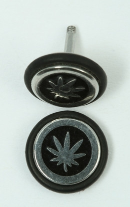 Marijuana black S&M fake piercing