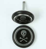 Sk bone small black S&M fake piercing