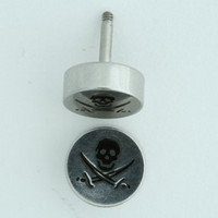 Skull swords S&M fake piercing