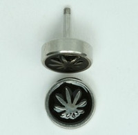 Marijuana black S&M fake piercing