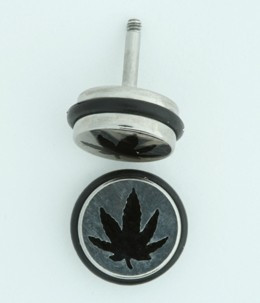 MRU marijuana S&M fake piercing