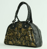 Carper black-gold small bowling bag