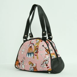 Skelet pink small bowling bag
