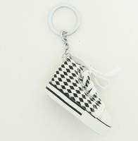 Shoe check mix key ring
