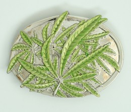 Marijuana extra big buckle