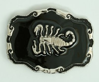 Scorpion black extra big buckle