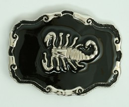 Scorpion black extra big buckle