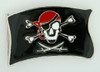 Pirate flag extra big buckle