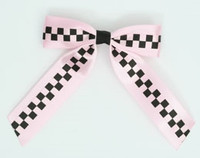 Check L Pink Mix Hair Clips Piece