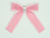 Lace L pink-white mix hair clips piece