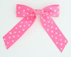 Heart D pink mix hair clips piece
