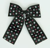 Stars black-white-pink wide hair clips piece