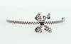 BS check S L pink small bow