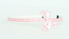 Heart L pink-white small bow
