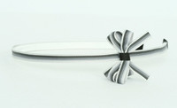Stripe black small bow
