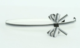 Stripe black small bow