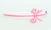 Stripe pink small bow