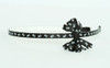 Skulls black small bow