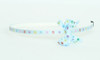 Flower blue small bow