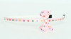 Flower L pink small bow