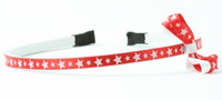 Star red-white small bow