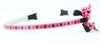 Star pink-black small bow
