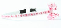 Star L pink-pink small bow